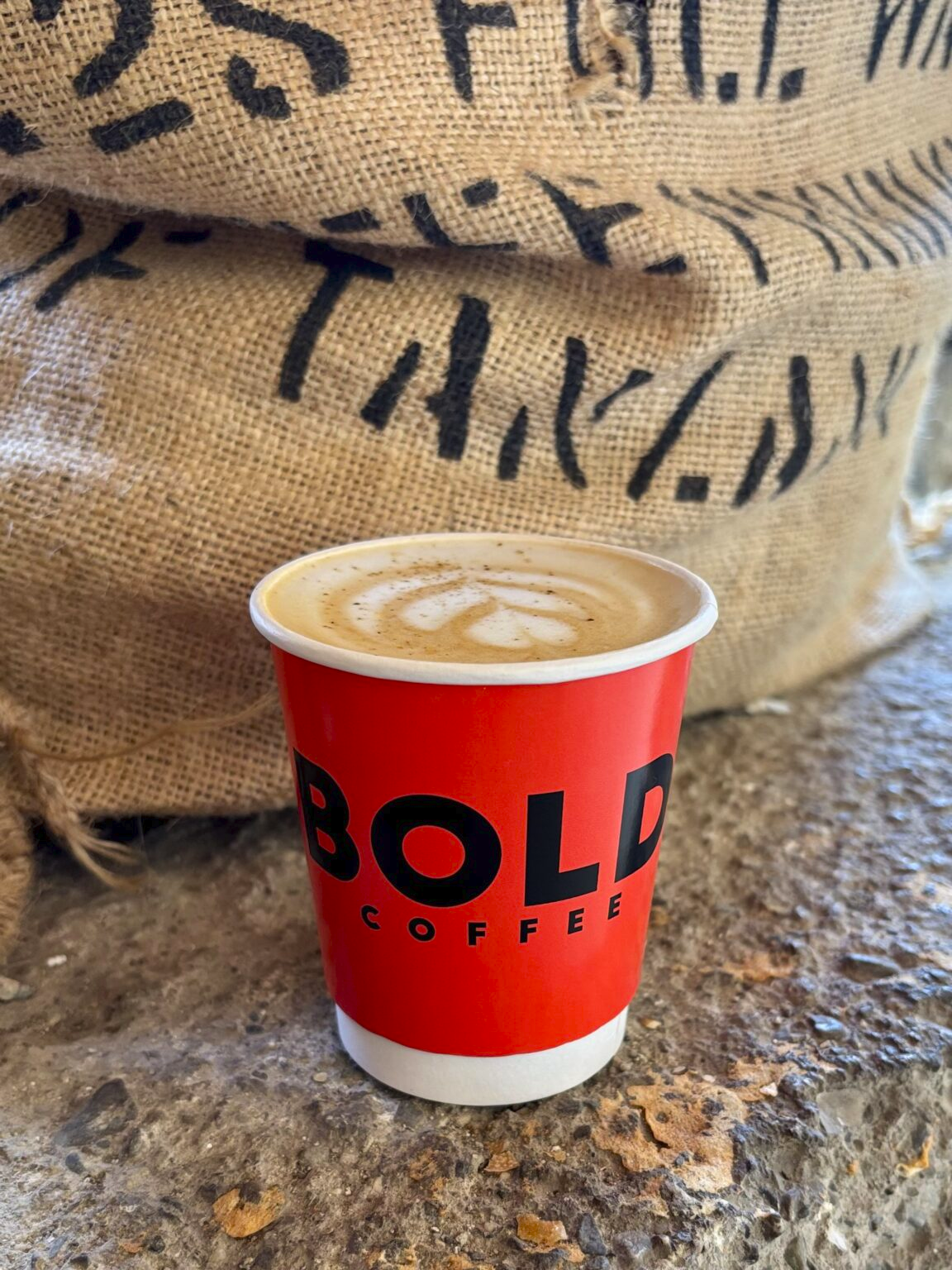 Gobelet signature rouge Bold Coffee